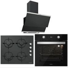 Silverline BO6504B01 - CS5335B01 - 3420 Classy 60 3'lü Siyah Ankastre Set