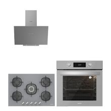 Silverline BO6504S01-3481 Gri 3-CS5622S01 Ankastre Set