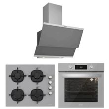 Silverline BO6504S01 - CS5335S01 - 3420 Classy 60 3'lü Gri Ankastre Set