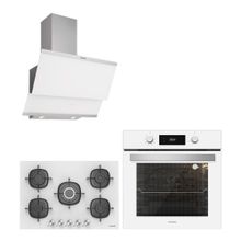 Silverline BO6504W01-3420 W CLA-CS5622W01 Ankastre Set