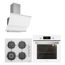 Silverline BO6504W01 - 3420 W CLA - CS5629W01 3'lü Beyaz Ankastre Set
