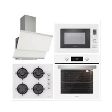 Silverline BO6504W01 - CS5349W01 - 3420 Classy 60 - MW9018W01 4'lü Beyaz Ankastre Set