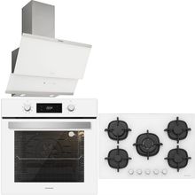 Silverline BO6504W01 - CS5365W01 - 3420 3'lü Beyaz Ankastre Set