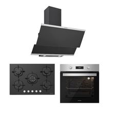 Silverline BO6504X01 - CS5365B01 - 3420 Classy 60 3'lü Siyah Ankastre Set
