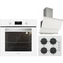 Silverline Classy Beyaz 60 cm - CS5335W01 - B06502W01 Beyaz Ankastre Set