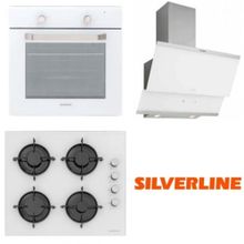Silverline Classy BO6275W01 - CS5349W01 - 3420 3'lü Beyaz Ankastre Set