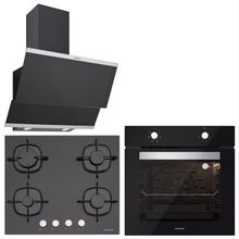 Silverline Classy BO6501B01 - CS5436B01 - 3420 3'lü Siyah Ankastre Set