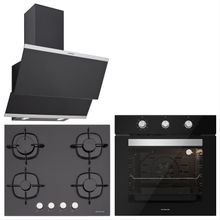 Silverline Classy BO6503B01-CS5436B01-3420 3'lü Siyah Ankastre Set