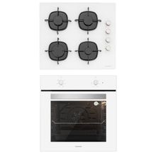 Silverline CS5335W01-BO6501W01 Beyaz 2'li Ankastre Set