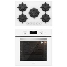 Silverline CS5364W01 - BO6502W02 Beyaz 2'li Ankastre Set