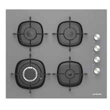 Silverline CS5629S01 Woklu Gri Cam Ankastre Ocak