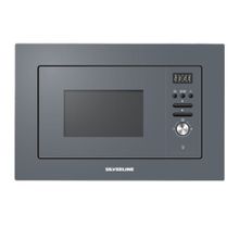 Silverline MW9018S02 Gri Cam Ankastre Mikrodalga Fırın