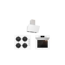 Silverline Soho BO6501W01 - CS5349W01 -3457 3'lü Beyaz Ankastre Set