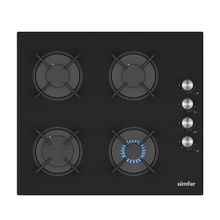 Simfer 3046 Siyah Klasik Set Üstü Cam Ocak