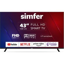 Simfer 43SFSA4B 43 inç 109 Ekran Full HD Android LED TV