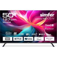 Simfer 50SFSW6M 50 inç 127 Ekran 4K Ultra HD WebOS LED TV