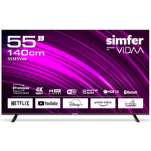 Simfer 55SFSV6B 55 inç 140 Ekran 4K Ultra HD Vidaa LED TV