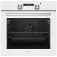 Simfer SB8204 Beyaz Cam Diamond 4 Programlı Power Turbo Ankastre Fırın