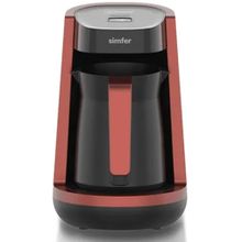 Simfer SK-5702 Kırmızı Otomatik Kahve Makinesi