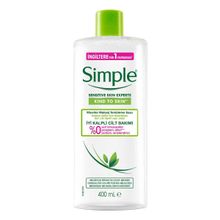 Simple Kind To Skin 400 ml Micellar Makyaj Temizleme Suyu