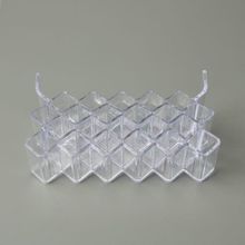 Simple Living 22x8x14 cm Şeffaf 22 Bölmeli Rujluk Organizer