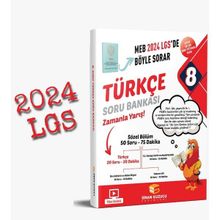Sinan Kuzucu Yayınları 8.Sınıf MEB Böyle Sorar Türkçe Soru Bankası 2022