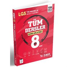 Sınav 8. Sınıf Tüm Dersler Konu Anlatımlı Sınav Dergisi Yayınları