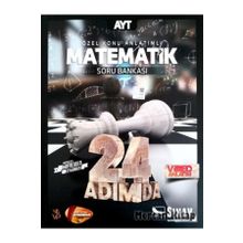 Sınav AYT Matematik 24 Adımda Özel Konu Anlatımlı Soru Bankası Sınav Dergisi Yayınları