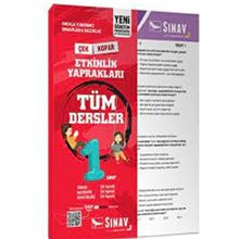 Sınav Yayınları 1. Sınıf Tüm Dersler Yaprak Test