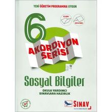 Sınav Yayınları 6. Sınıf Sosyal Bilgiler Akordiyon Serisi