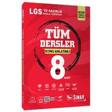 Sınav Yayınları 8. Sınıf LGS Tüm Dersler Konu Anlatımlı