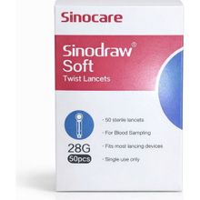 Sinocare Sinodraw Lanset Iğnesi 28G 50 Adet 1 Kutu - 1 KUTU 50 ADET