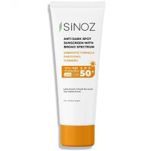 Sinoz 50 ML Leke Karşıtı SPF 50+ Normal ve Kuru Ciltler İçin Yüz Güneş Kremi
