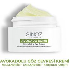 Sinoz Avocado Bomb Canlandırıcı 15 ml Göz Çevresi Bakım Kremi