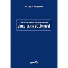 Şirketlerin Bölünmesi Beta Yayınları