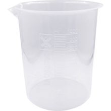 Şişe Dükkanı Plastik Beher 1000 ml Kabartma Dereceli 1 Adet