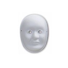 Şişman Surat Puti Karton Maske