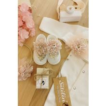 sitilin Anne ve Bebek Terlik Taç Takım Lohusa Seti