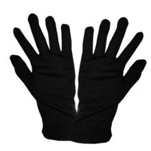 Siyah Ünisex Garson Eldiveni Gösteri Eldiveni Polyester Eldiven