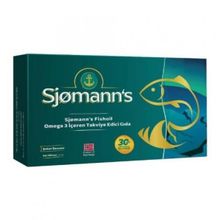 Sjomann's Fishoil Omega-3 30 Çiğnenebilir Tablet