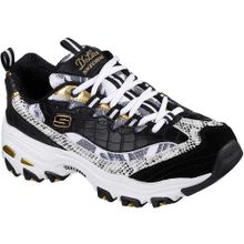 Skechers 11918-BWGD D'lites Runway Ready Siyah Kadın Spor Ayakkabı