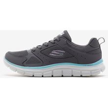 Skechers 150140TK CCAQ Track - Grand Scene Gri Kadın Spor Ayakkabı