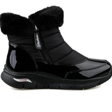 Skechers 167252-BBK Arch Fit Smooth - Cool Puff Siyah Kadın Bot
