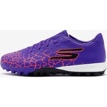 Skechers 252018-PUR Gold TF Mor Erkek Halı Saha Ayakkabısı