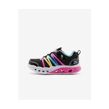 Skechers 303252L BKMT FLUTTER HEART LIGHTS Rainbow Bestie Siyah Kız Çocuk Spor Ayakkabısı
