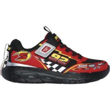 Skechers 402303L-BKRD Skech Tracks Siyah Kırmızı Unisex Çocuk Koşu ve Yürüyüş Ayakkabı