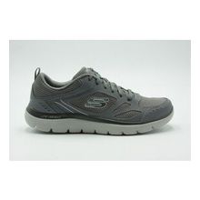 Skechers 52812-Char Summits Gri Erkek Spor Ayakkabı