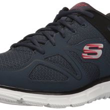 Skechers 58350 NVBK Satisfaction Flash Point Erkek Spor Ayakkabı
