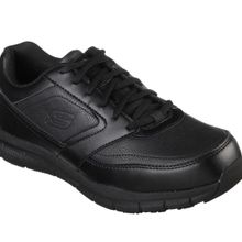 Skechers 77156-BLK Nampa Deri Siyah Erkek Spor Ayakkabı