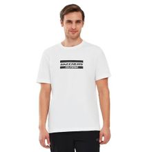 Skechers Graphic M Short Sleeve Kırık Beyaz Erkek T-shirt